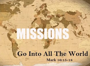 Missions Stock Image with Bible verse from Mark 16:15-18 